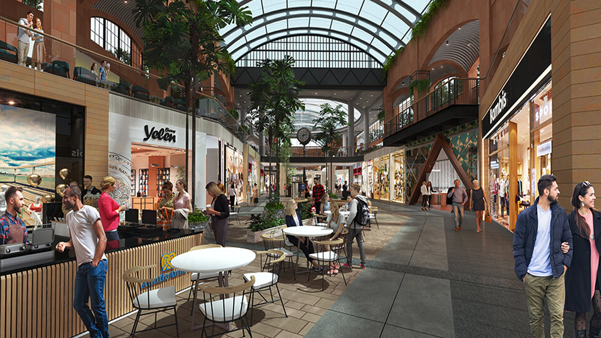 Indoor Shopping Galleria