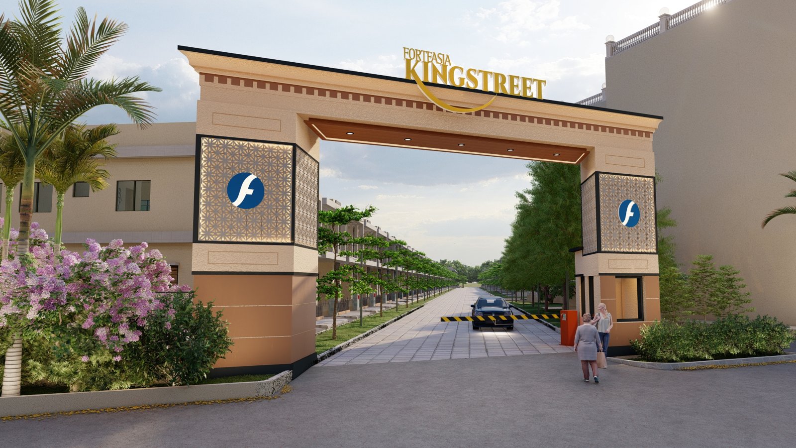 Official Kingstreet entrance architectural render