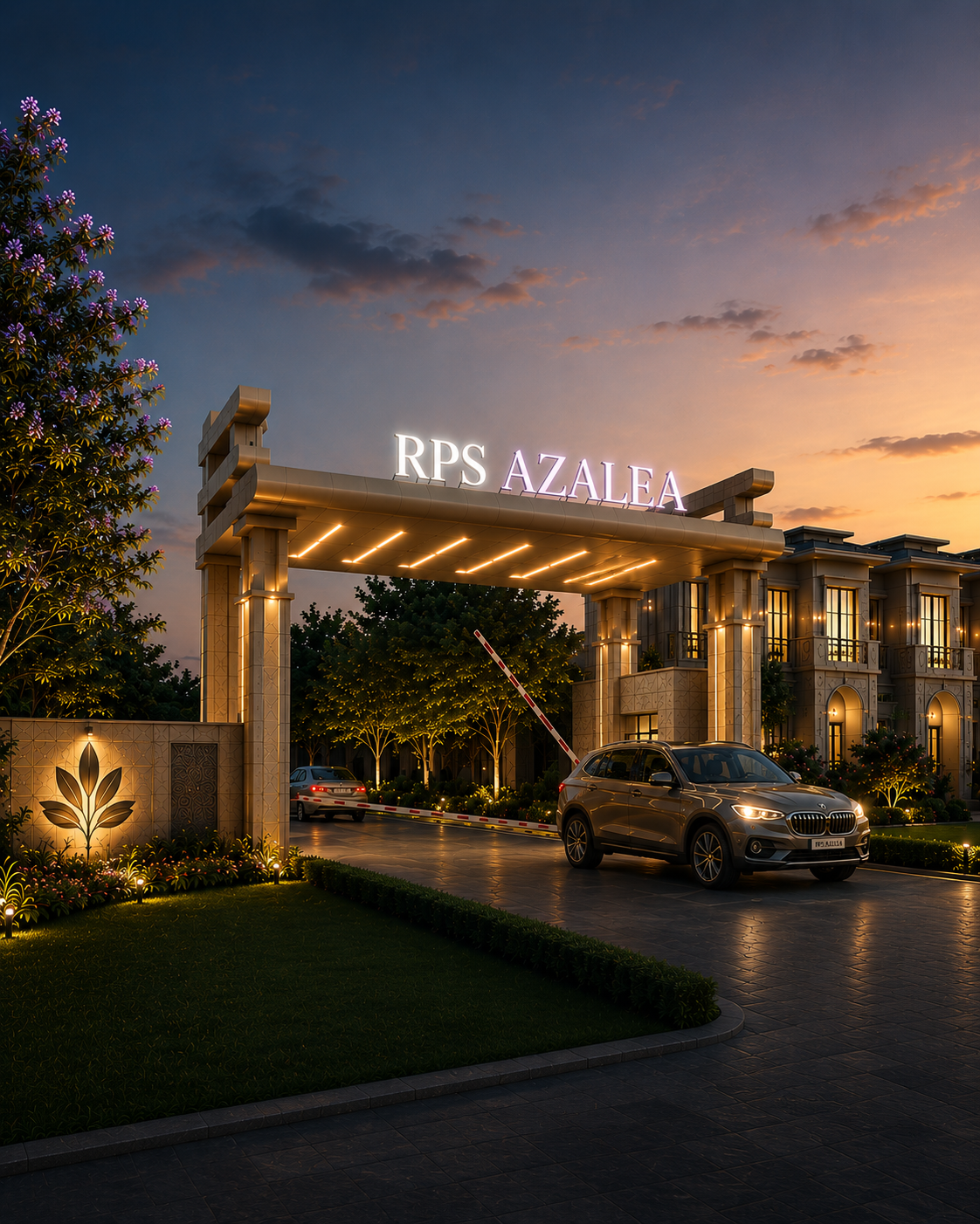 Entrance to RPS Azalea residential project in Bahadurgarh