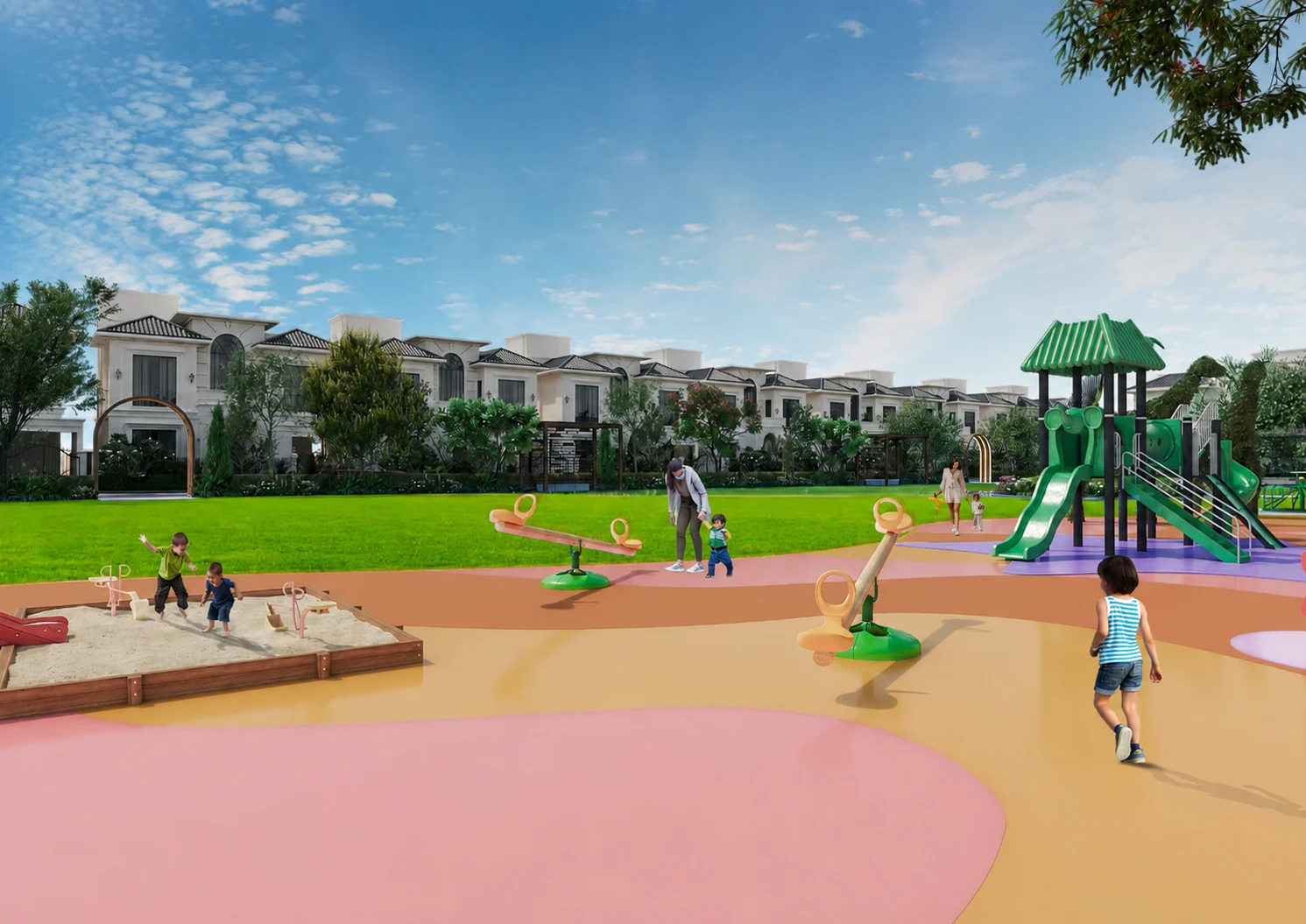 Artistic impression of the proposed kids play area at RPS Azalea